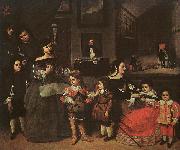 Juan Bautista Martinez del Mazo The Artist's Family oil painting artist